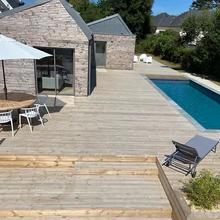 Magnifique Avec Piscine, A 5 Min Des Plages Dom wakacyjny